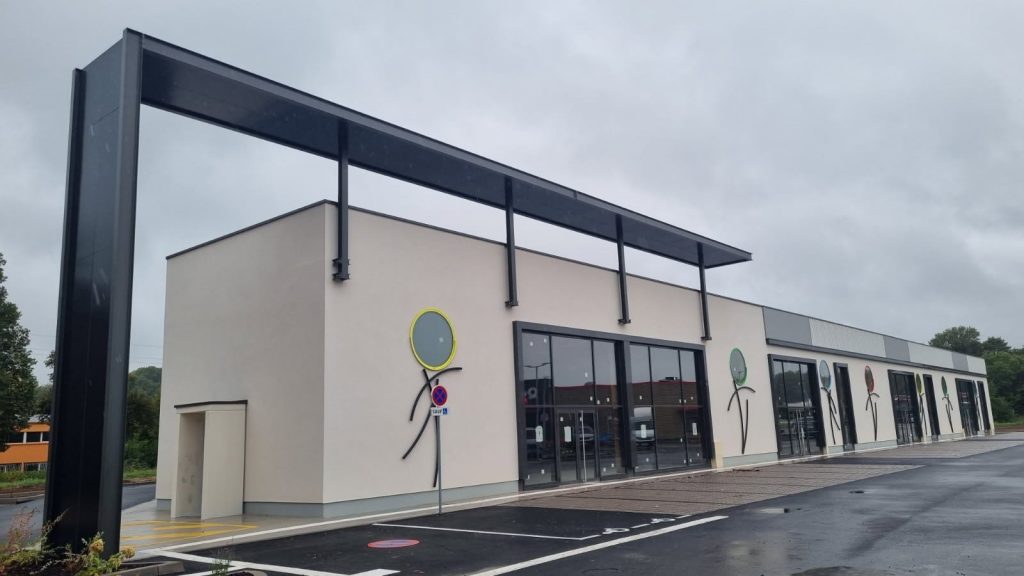 Structure métallique thermolaquée