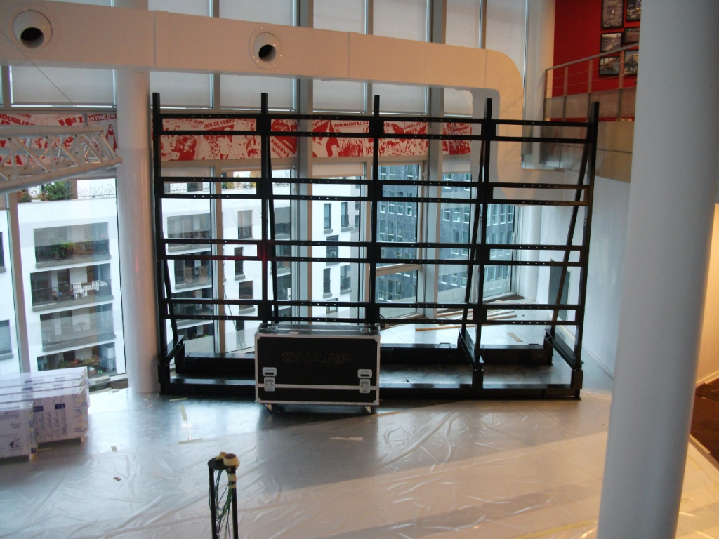 Ossature support écran TV